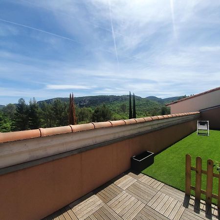 Terrasse 130M2 Panoramique Avec Climatisation Piscine - 3 Chambres グレウー・レ・バン エクステリア 写真