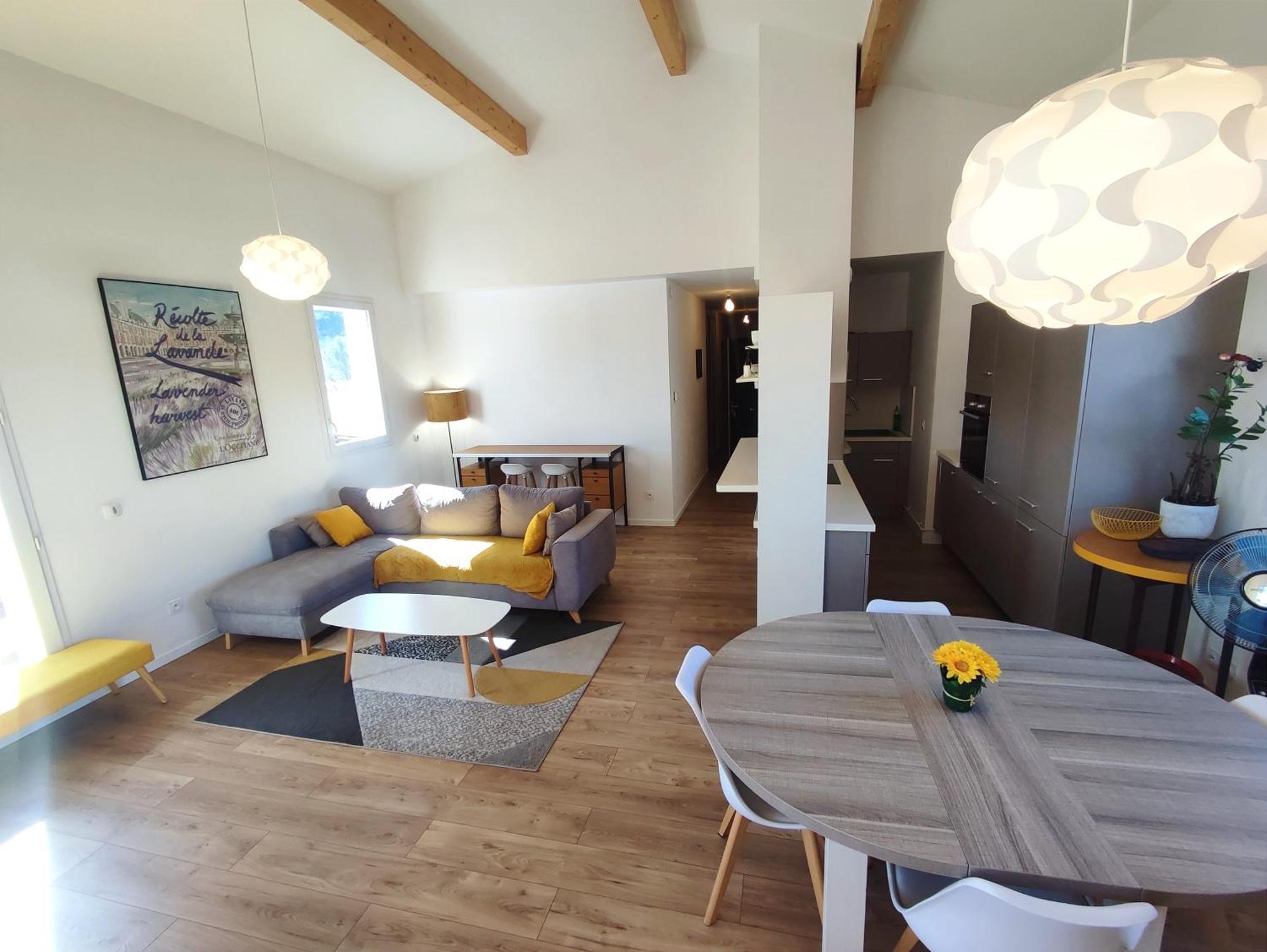 Terrasse 130M2 Panoramique Avec Climatisation Piscine - 3 Chambres グレウー・レ・バン エクステリア 写真